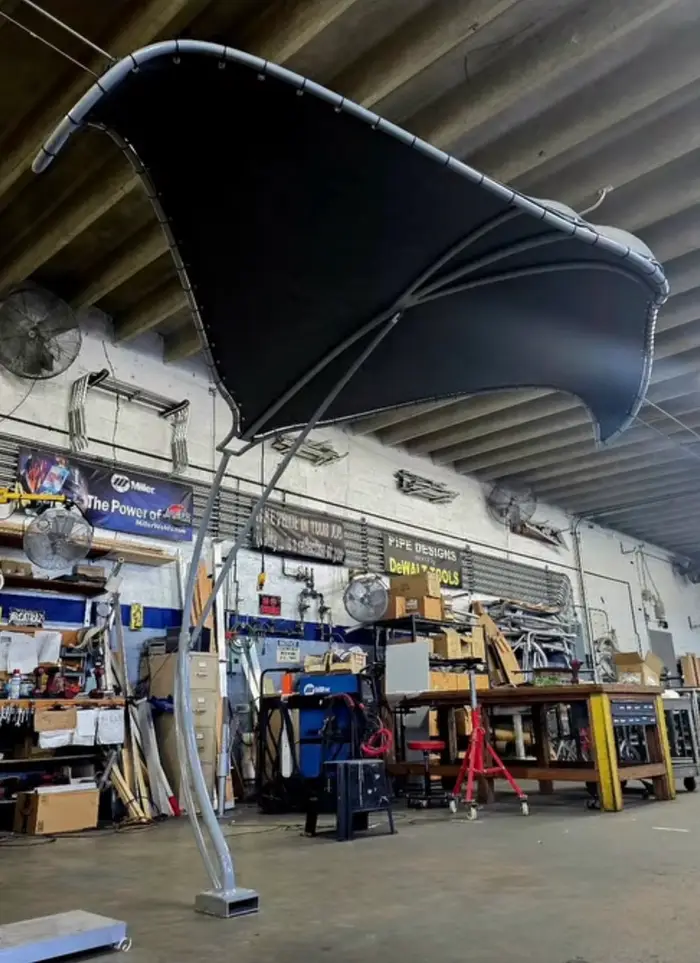 Manta Shade — marine aluminum work by DCG Welding, photo 22