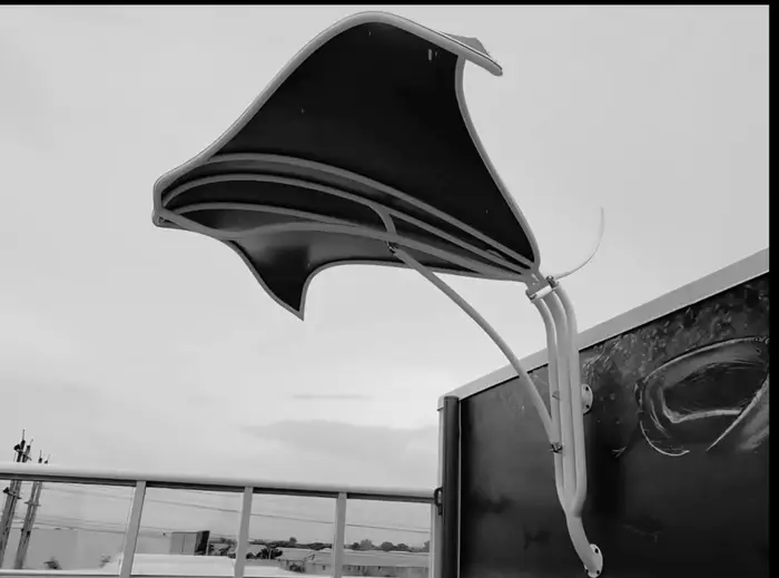 Manta Shade — marine aluminum work by DCG Welding, photo 6