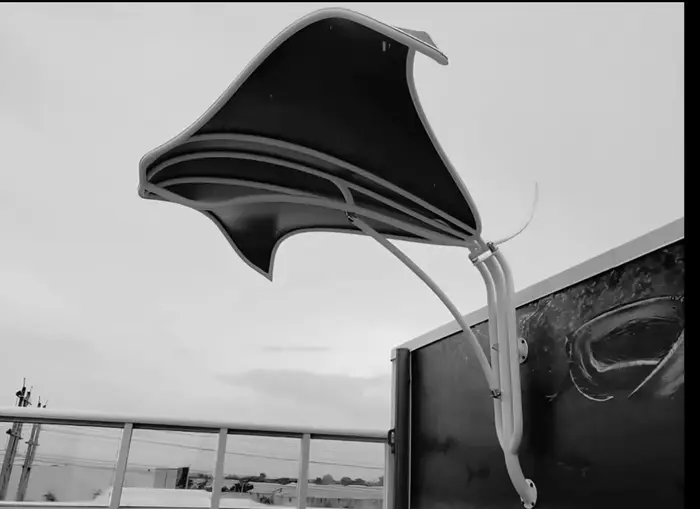 Manta Shade — marine aluminum work by DCG Welding, photo 7